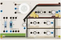 Installationsboard Treppenhausbeleuchtung mit Stromstoßschalter, Automat,  Beweg