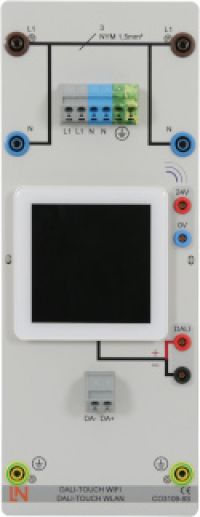 Installationsboard DALI WLAN Controller mit Touchdisplay