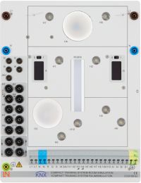 KNX-Raumsimulation mit verschiedenen Auflagemasken, LED