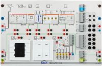 KNX-Kompaktboard für Beleuchtungs- und Jalousiesteuerung, Farbdisplay