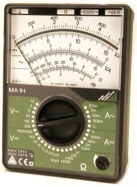 Analogmultimeter 0...500V (DC1000V)/5A,1-500kOhm