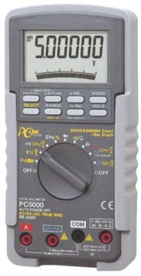 Digitalmultimeter mit Frequenz bis 10MHz, CR, AC mit True-RMS und dBm bis 20kHz