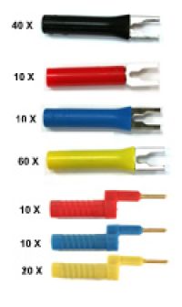 Satz 4mm Adapter für Komponenten der Steuerungstechnik (180Stk)