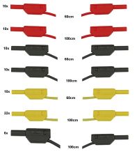 Sicherheitsmessleitungssatz 2mm (78 Stück), Instrain-Gefahrenmeldetechnik