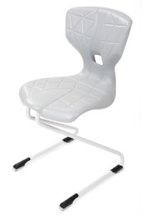 Z-Form Hartkunststoffstuhl SybaFlex, ergonomisch, stapelbar, tonisierend