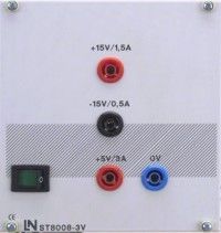 Gleichspannungsnetzteil +15V/1,5A, -15V/0,5A, +5V/3A, (24TE)