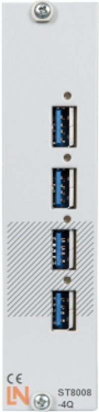 Schnittstellenfeld/Hub 4x USB, 30TE