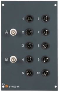 Wahlpolfeld 2xBNC, 10x4mm Sicherheitsbuchsen, für SybaPro-Systemtisch, 1ME