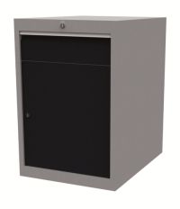 Schubladenschrank SybaWork, 555x819x736mm (BHT), 1 Schublade mit Tür, Zentralver