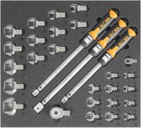 Kälte/Klima-Werkzeugsatz 5, Drehmoment, (29 Teile), Einlagengröße 500x450mm