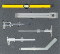 Werkzeug Metalltechnik 7, Messwerkzeuge I (6 Teile) Einlagengröße 450x500mm