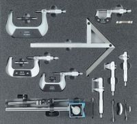 Werkzeug Metalltechnik 9, Messwerkzeuge III (21 Teile) Einlagengröße 450x500mm